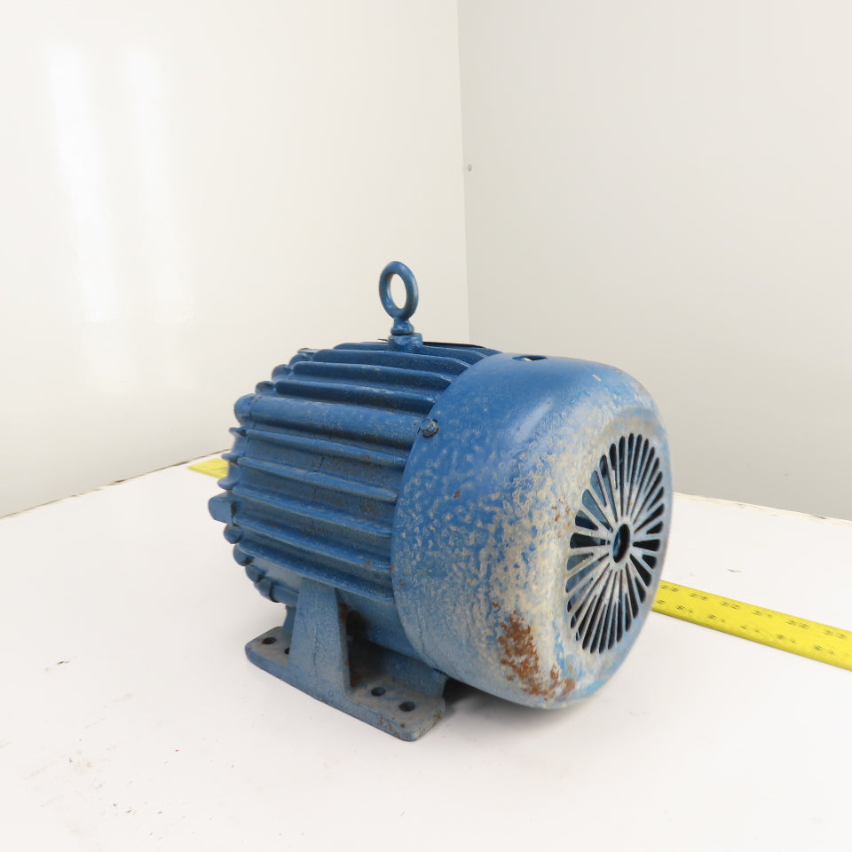 Delco 1G1554 1.5HP AC Electric Motor 460V 3PH 1145RPM 2.55A 184 Frame Tested