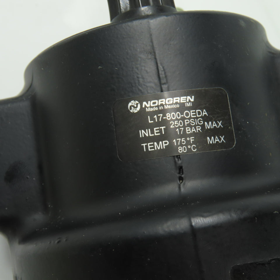 Norgren L17-800-OEDA Compressed Air Lubricator 250PSIG 1" NPT