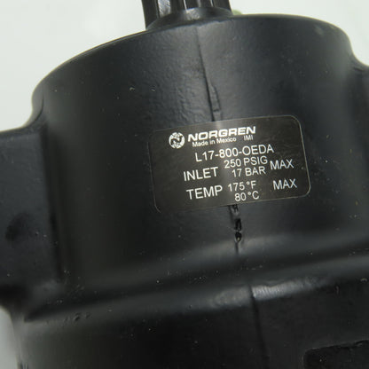 Norgren L17-800-OEDA Compressed Air Lubricator 250PSIG 1" NPT