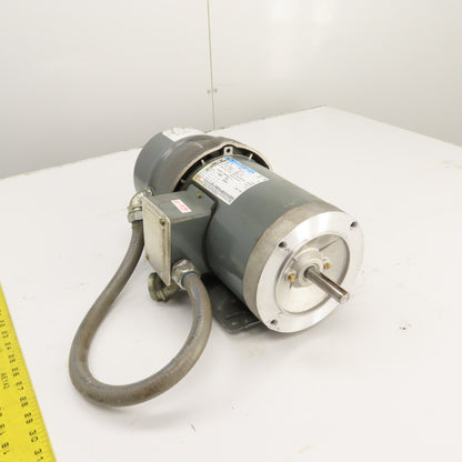 Marathon G584 1.5HP AC Electric Brake Motor 230/460V 3PH 1725RPM 56HC-70 Fr.