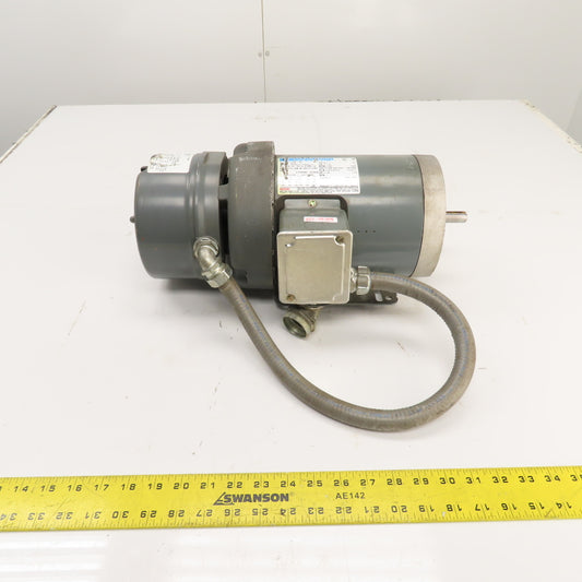 Marathon G584 1.5HP AC Electric Brake Motor 230/460V 3PH 1725RPM 56HC-70 Fr.