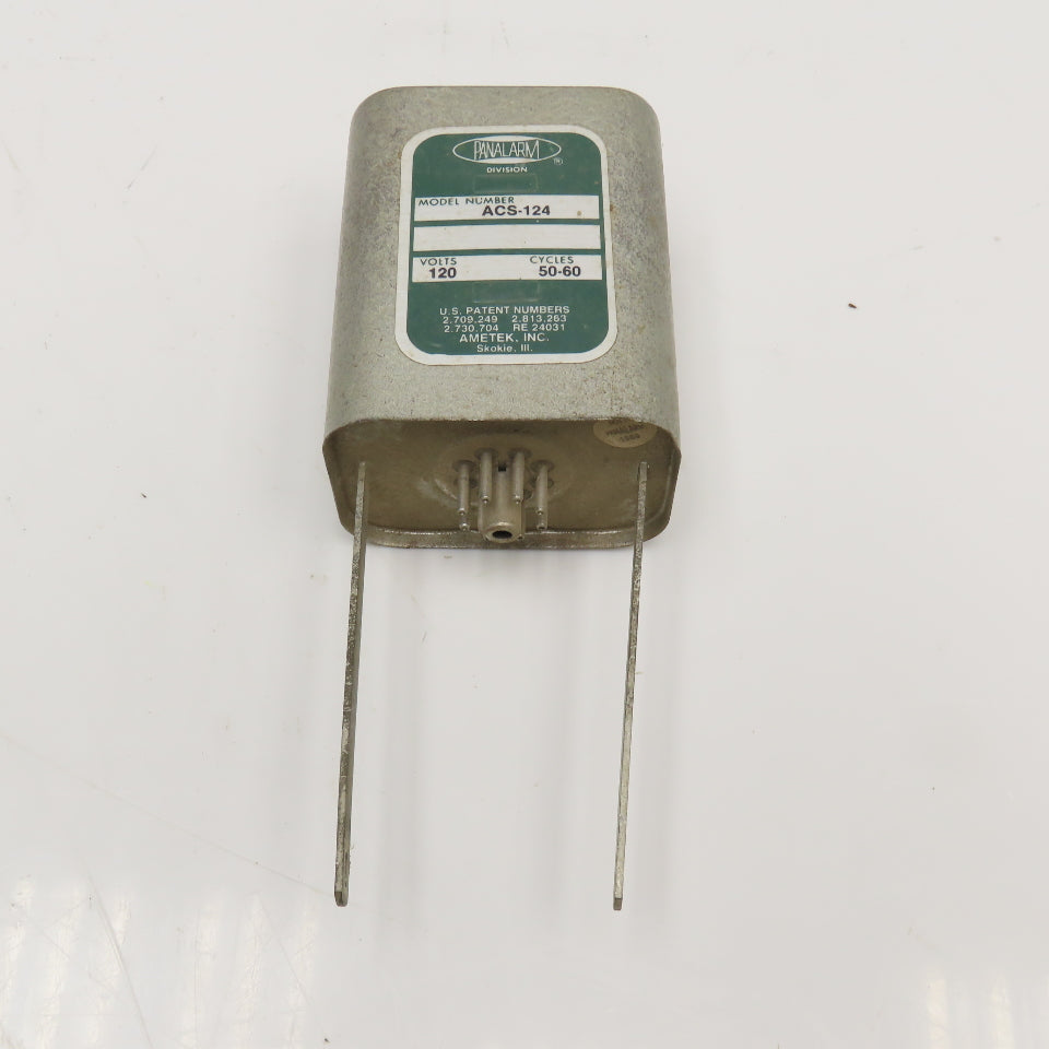 Ametek ACS-124 Panalarm 120V 50/60Hz Plug In Relay Annunciator
