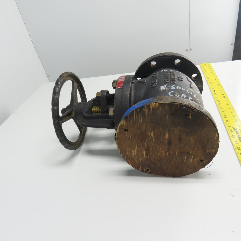 Newco 22F-IB7 A126-B Body Size 4" Gate Valve Class 125 Stem BRS BRZ 200PSI CWP