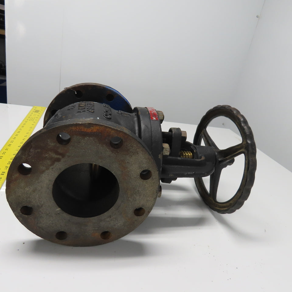 Newco 22F-IB7 A126-B Body Size 4" Gate Valve Class 125 Stem BRS BRZ 200PSI CWP