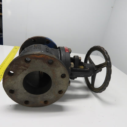 Newco 22F-IB7 A126-B Body Size 4" Gate Valve Class 125 Stem BRS BRZ 200PSI CWP