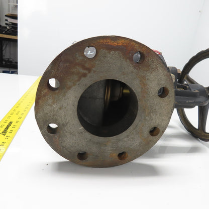 Newco 22F-IB7 A126-B Body Size 4" Gate Valve Class 125 Stem BRS BRZ 200PSI CWP