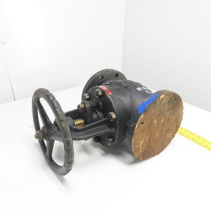 Newco 22F-IB7 A126-B Body Size 4" Gate Valve Class 125 Stem BRS BRZ 200PSI CWP