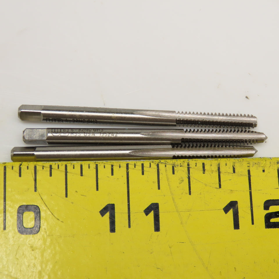 Union Butterfield 10-11013 6-32 Tap Set Plug Taper Bottoming H3 F3 Set Of 3