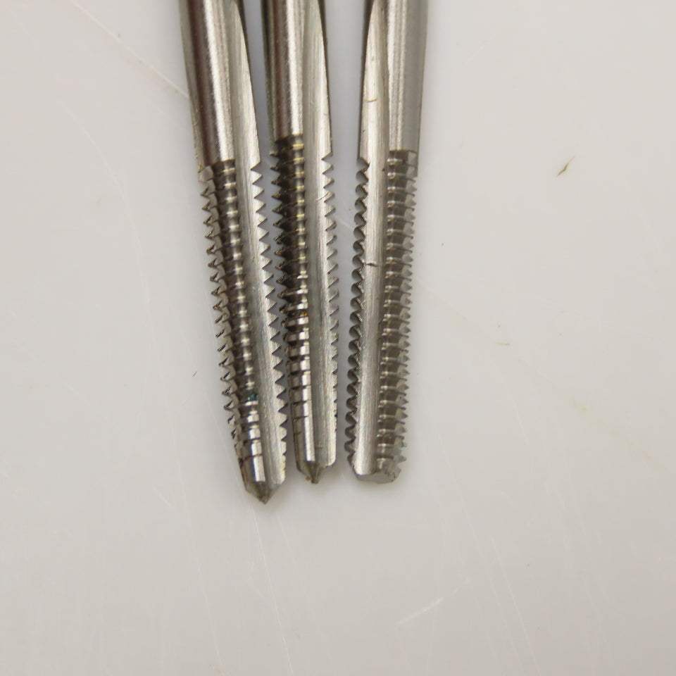 Union Butterfield 10-11013 6-32 Tap Set Plug Taper Bottoming H3 F3 Set Of 3
