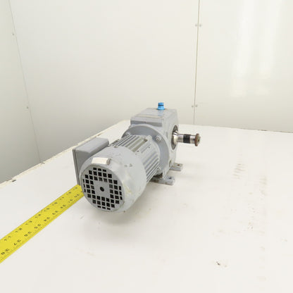 Stober S102VN2420D63K4 242:1 Ratio Right Angle Gear Motor 277/480V 6.85RPM .12kW