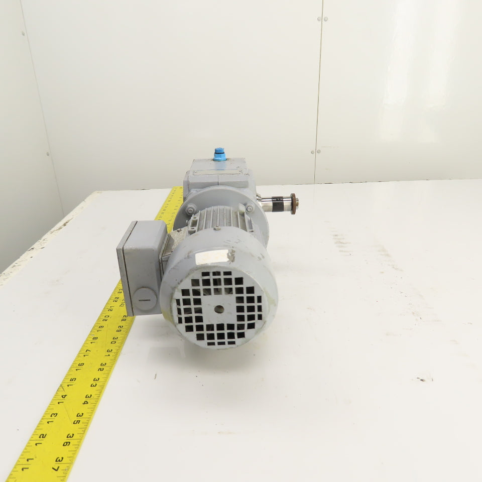 Stober S102VN2420D63K4 242:1 Ratio Right Angle Gear Motor 277/480V 6.85RPM .12kW