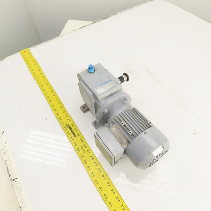 Stober S102VN2420D63K4 242:1 Ratio Right Angle Gear Motor 277/480V 6.85RPM .12kW