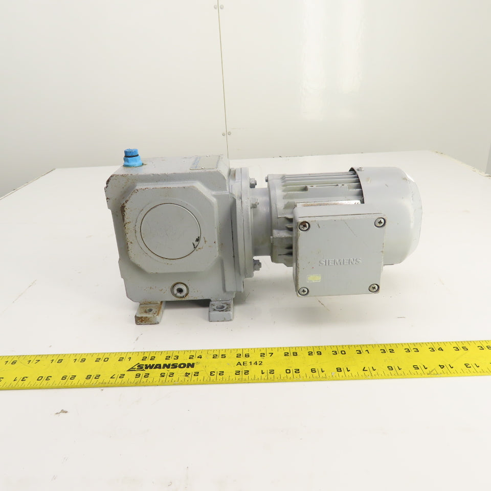 Stober S102VN2420D63K4 242:1 Ratio Right Angle Gear Motor 277/480V 6.85RPM .12kW