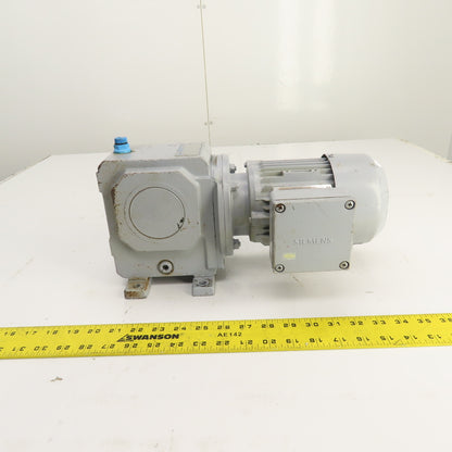Stober S102VN2420D63K4 242:1 Ratio Right Angle Gear Motor 277/480V 6.85RPM .12kW