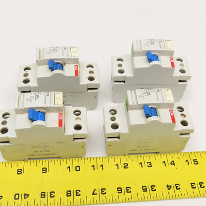 ABB F362 25A 230V 2 Pole Circuit Breaker Lot Of 4