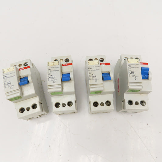ABB F362 25A 230V 2 Pole Circuit Breaker Lot Of 4