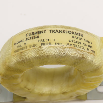 Midwest Electric 3CT13-B 300/5A Ratio 2VA Pri T 1 Current Transformer 25-400Hz