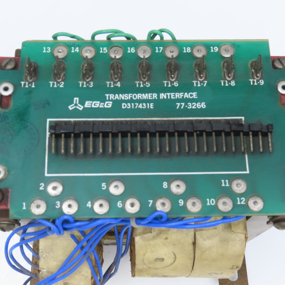 EG&G D317431E 77-3266 Transformer Interface CI Transformer Co. T-2392