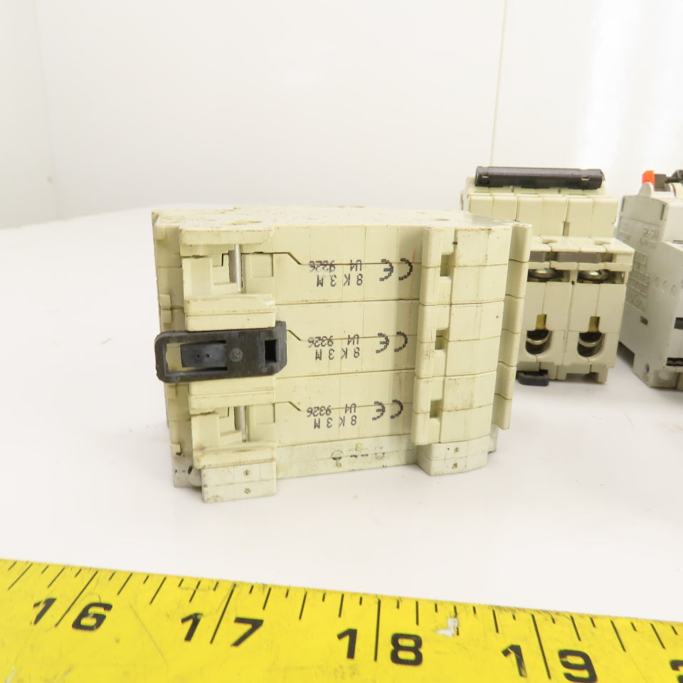 ABB S283 K 3A 3-Pole Rail Mount Circuit Breaker 277/480VAC Lot Of 8