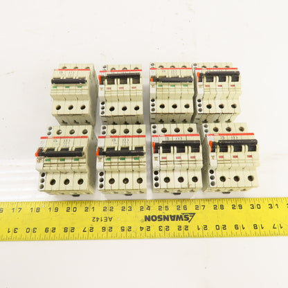 ABB S283 K 3A 3-Pole Rail Mount Circuit Breaker 277/480VAC Lot Of 8