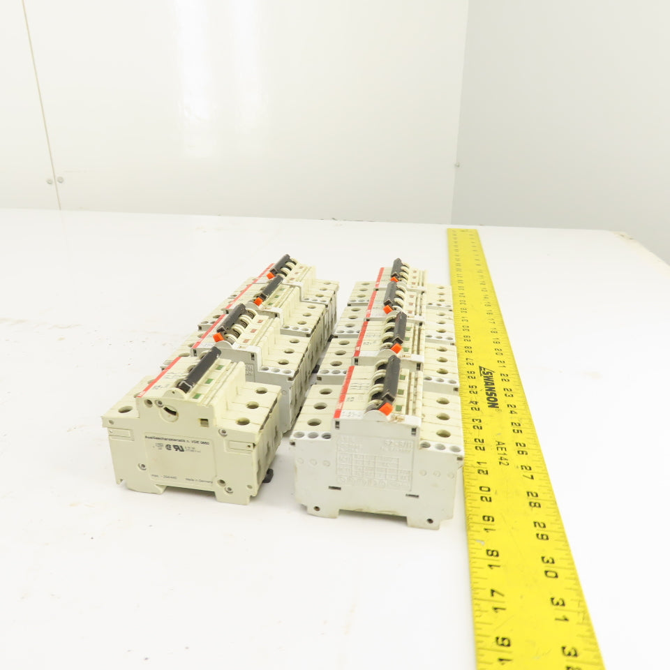 ABB S283 K 3A 3-Pole Rail Mount Circuit Breaker 277/480VAC Lot Of 8