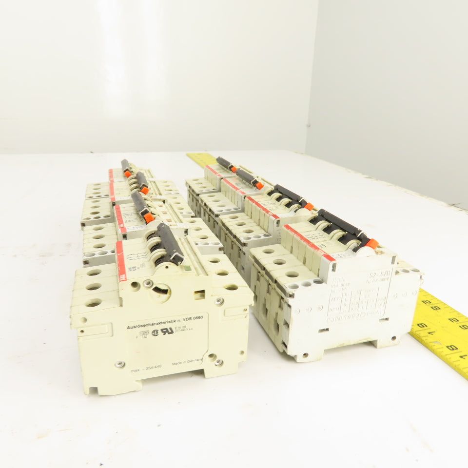 ABB S283 K 3A 3-Pole Rail Mount Circuit Breaker 277/480VAC Lot Of 8