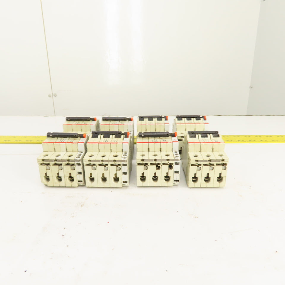 ABB S283 K 3A 3-Pole Rail Mount Circuit Breaker 277/480VAC Lot Of 8