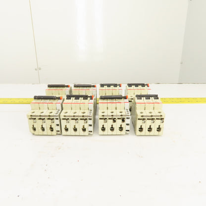 ABB S283 K 3A 3-Pole Rail Mount Circuit Breaker 277/480VAC Lot Of 8