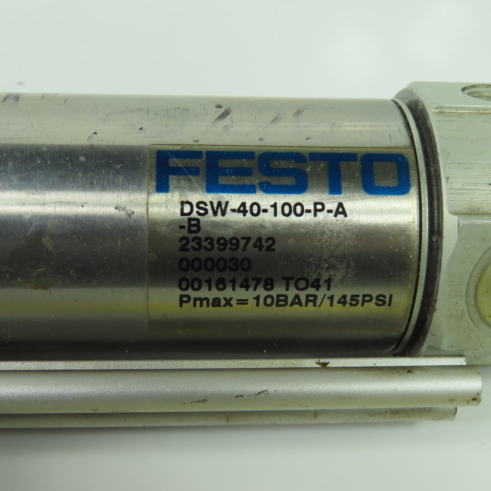 Festo DSW-40-100-P-A-B Double Acting Pneumatic Cylinder 100mm Stroke 40mm Bore