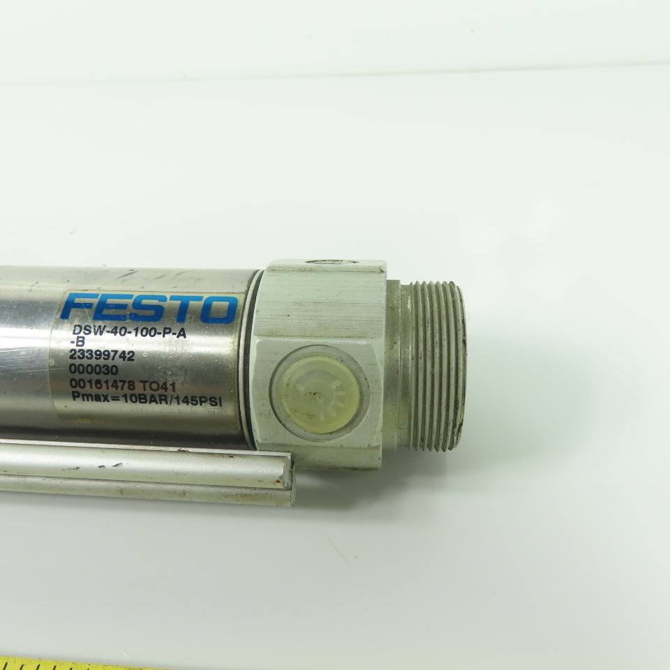 Festo DSW-40-100-P-A-B Double Acting Pneumatic Cylinder 100mm Stroke 40mm Bore