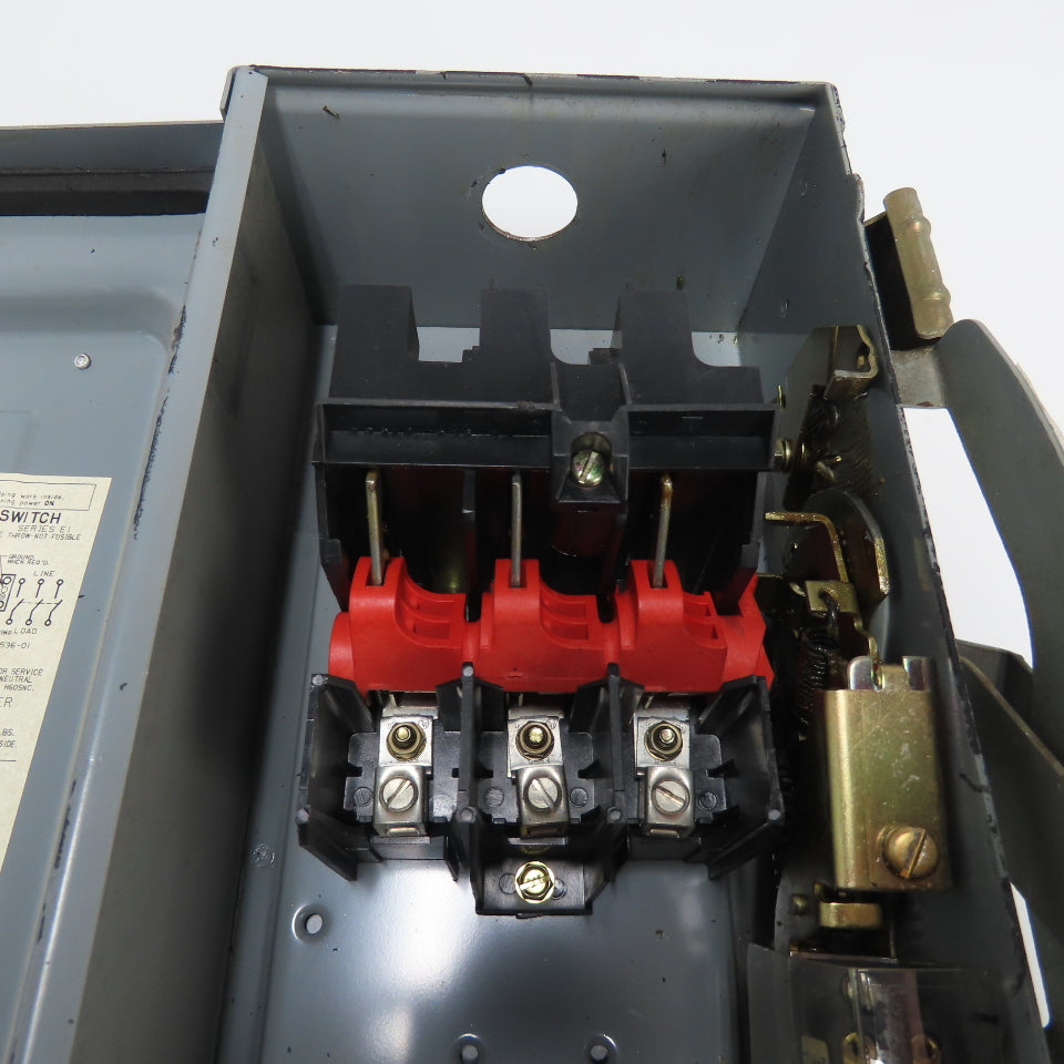 Square D HU36IAWK 30A Non Fusible Safety Disconnect Switch 3Ph 600VAC