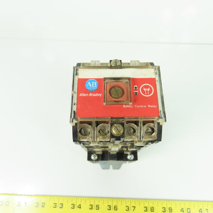 Allen Bradley 700S-DCP1020Z24 Ser D DC Safety Control Relay 10A 600V 24VDC