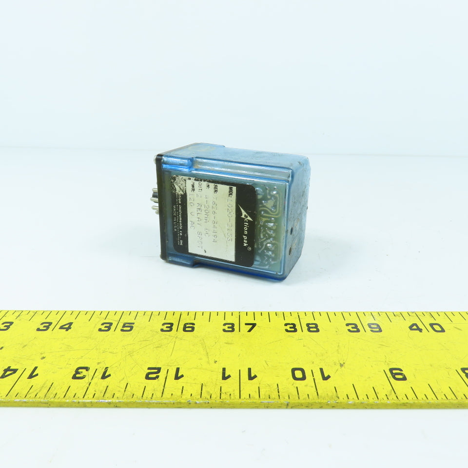 Action Instruments 1020-2153 120VAC 11-Pin Relay 4-20MA DC In 2-Relay SPDT Out