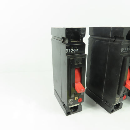 General Electric THED113020 20A Circuit Breaker 277VAC 125VDC Lot Of 3