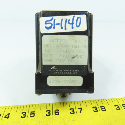 Action Instruments 4300-1817S ActionPak 24VDC 8-Pin Relay - /+ VDC In & Out