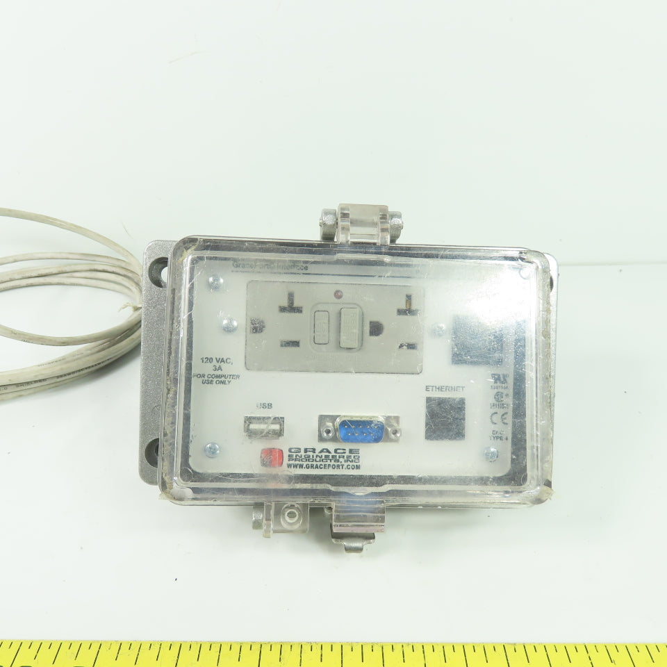 Grace P-P11Q9R2-M3RF3 Panel Interface Connector 120VAC 3A
