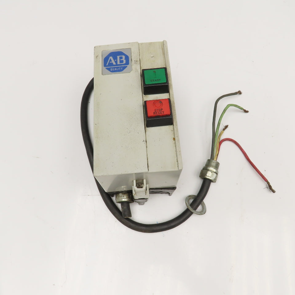 Allen Bradley 600V 4kW Max Motor Starter Assembly 1.6-5A Overload 480V Coil