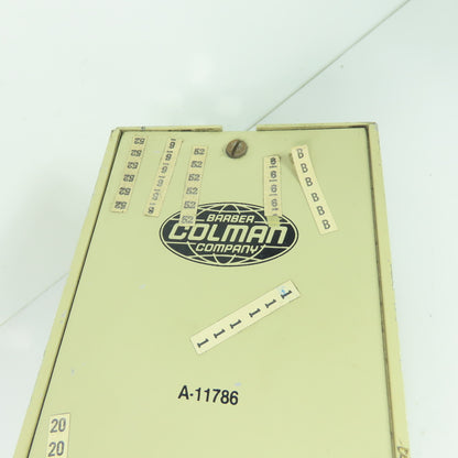 Barber Colman A-11786 Battery Charger 120VAC 60VA
