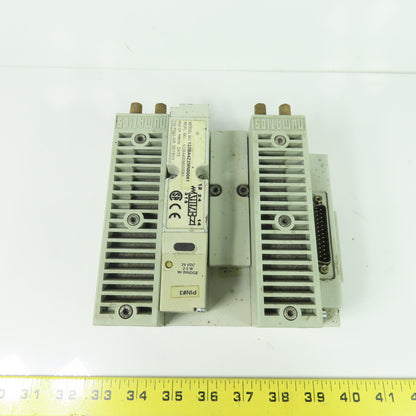 Numatics AKJGB00003NMUF Manifold Block Assembly W/ 123BA4Z2MN00061 Valve