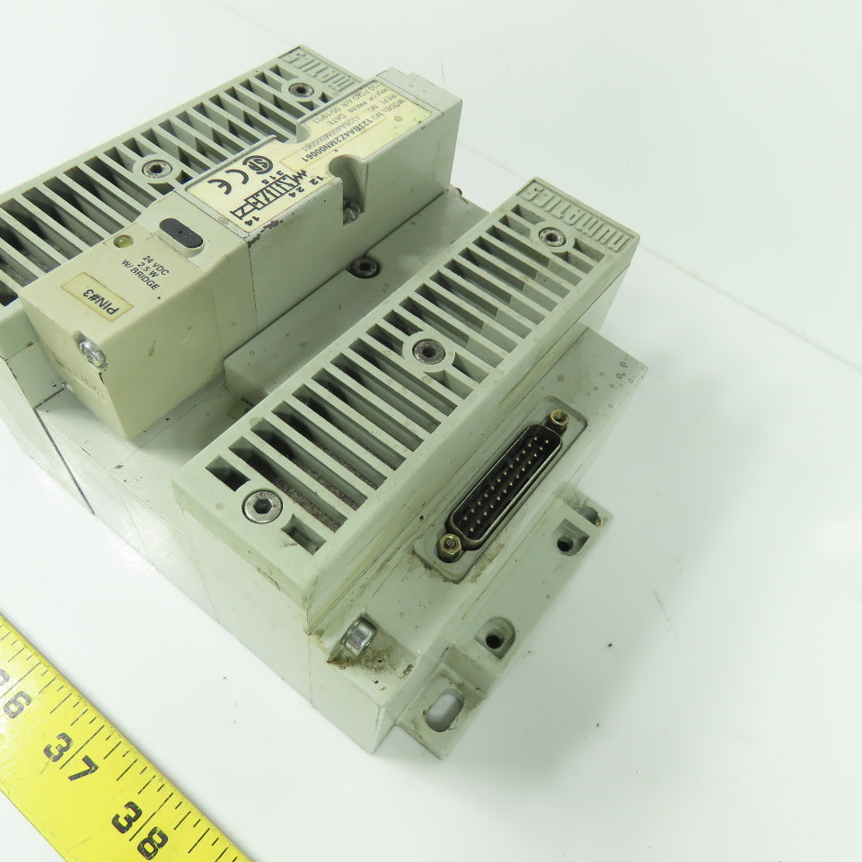 Numatics AKJGB00003NMUF Manifold Block Assembly W/ 123BA4Z2MN00061 Valve