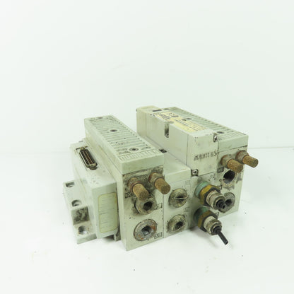 Numatics AKJGB00003NMUF Manifold Block Assembly W/ 123BA4Z2MN00061 Valve