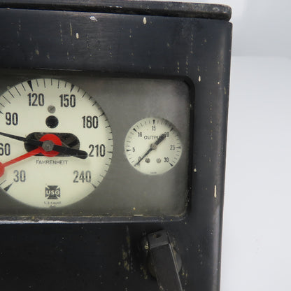 USG US Guage Type 2IM 25' BPA Fahrenheit Temperature Guage 30-240°F