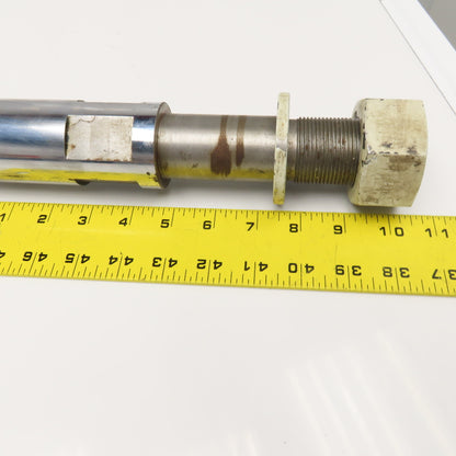 2" x 30" Hardened Steel Cylinder Piston Shaft 1"-12 Int. Thread 1-1/2"-12 Ext.