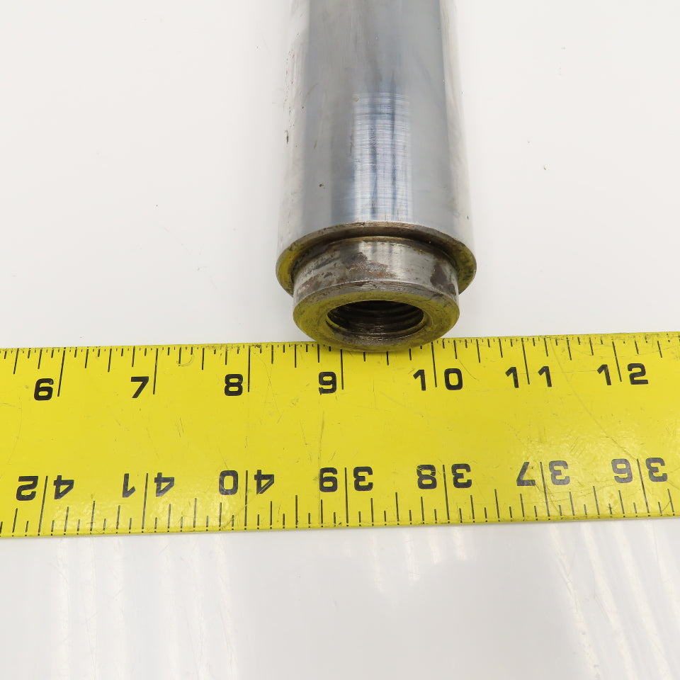 2" x 30" Hardened Steel Cylinder Piston Shaft 1"-12 Int. Thread 1-1/2"-12 Ext.
