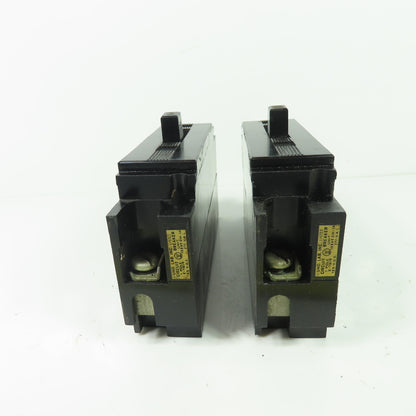 Westinghouse E102 20A Circuit Breaker 1-Pole 125VDC 277VAC Lot Of 2