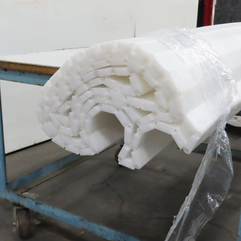 Modutech EC254 C MD254 C Modular Plastic Conveyor Belt 84"Wide x 92"Long 1"Pitch
