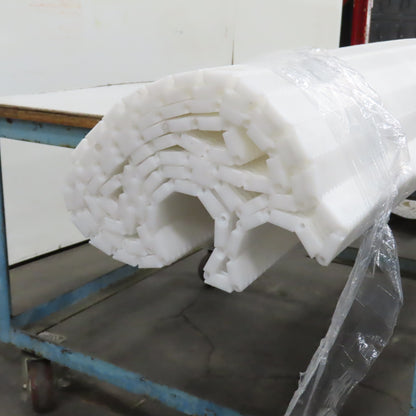 Modutech EC254 C MD254 C Modular Plastic Conveyor Belt 84"Wide x 92"Long 1"Pitch