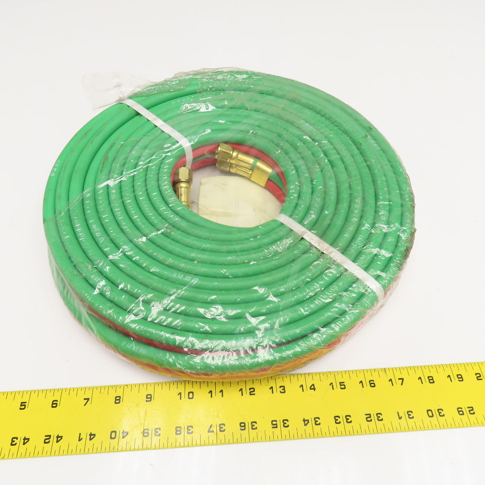 Praxair PRSTR14-50BB Prostar 1/4" x 50' Twin Hose BB Weld Gas Assembly