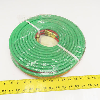 Praxair PRSTR14-50BB Prostar 1/4" x 50' Twin Hose BB Weld Gas Assembly