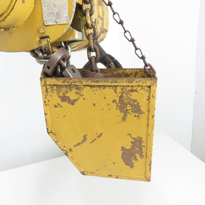 Budgit 113454-5 1 Ton 2000LB Electric Chain Hoist 3Ph 230/460V 15' Lift 8FPM